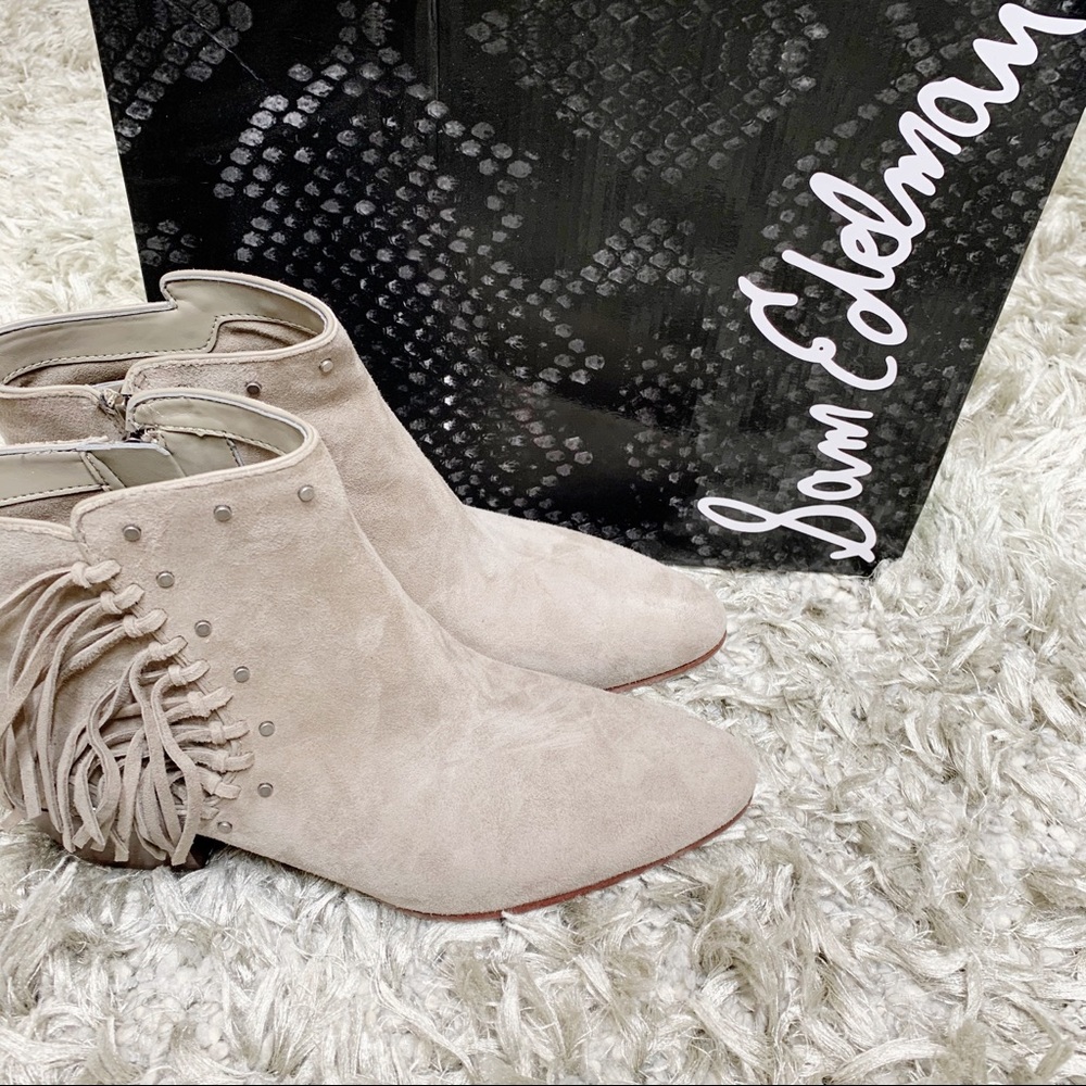 NWB Sam Edelman ‘Rudie’ Studded Fringe Bootie - Picture 5 of 5